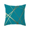 Fashion Design Velvet Cushion Cover 45x45cm Home Decor Golden Line Sofa Pillow Cover Home Pillowcase 3