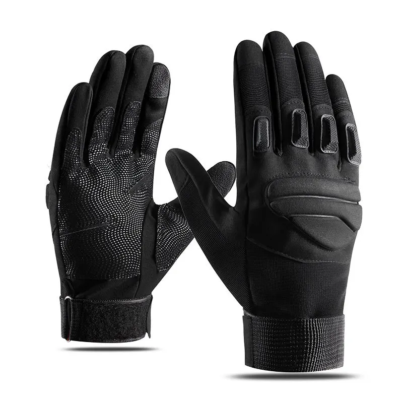 tácticos de invierno para hombre, guantes tácticos de pantalla táctil para exteriores, entrenamiento deportivo, protección de dedo completo, Camuflaje, ejército, Militar _ - Mobile