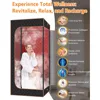 Portable Steam Sauna for Home: Full Body Sauna Box with 3L Steamer, Folding Chair, Home Sauna Tent Even Heating Spa for Women 6