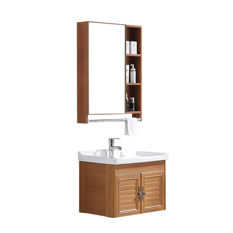 Modern Luxury Furniture Sink Mirror Vanity Bathroom Cabinet