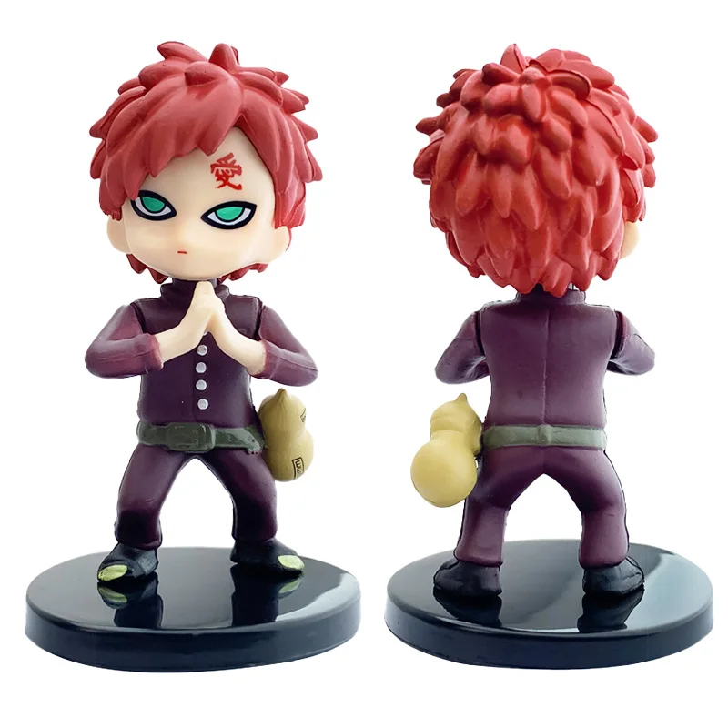 Set mit 12 Naruto Anime Shippuden Figuren: Hinata, Sasuke, Itachi, Kakashi, Gaara Actionfiguren Q-Version PVC Ornament Spielzeug Geschenk – Detail 16