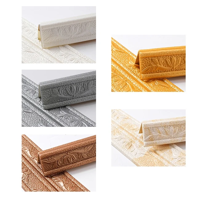 Self-adhesive Wall Decoration Strips  Self-adhesive Wood Molding Wall - 3d  - Aliexpress