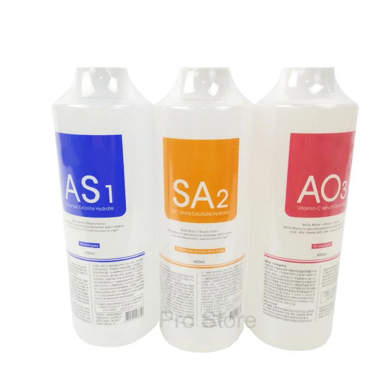 Face Serum Solution 400ml For Hydra Dermabrasion Face Skin Deep Cleaning
