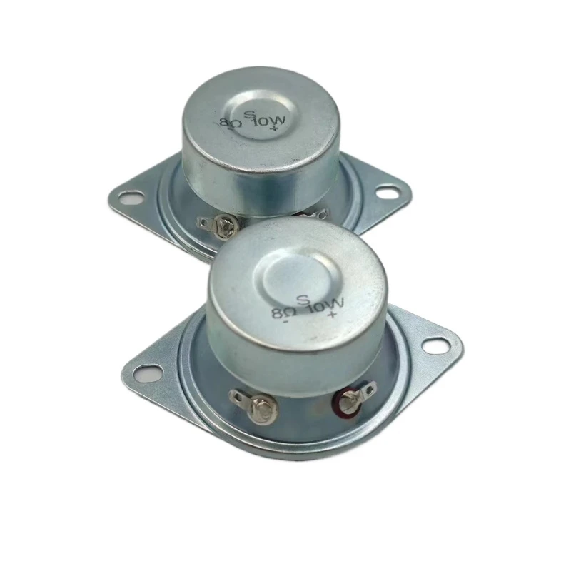 SOTAMIA 2Pcs 2 Inch Tweeter Speaker 4 Ohm 8 Ohm 10W Treble Speaker Anti-magnetic Mini Tweeter Audio Sound Loudspeaker with Ear