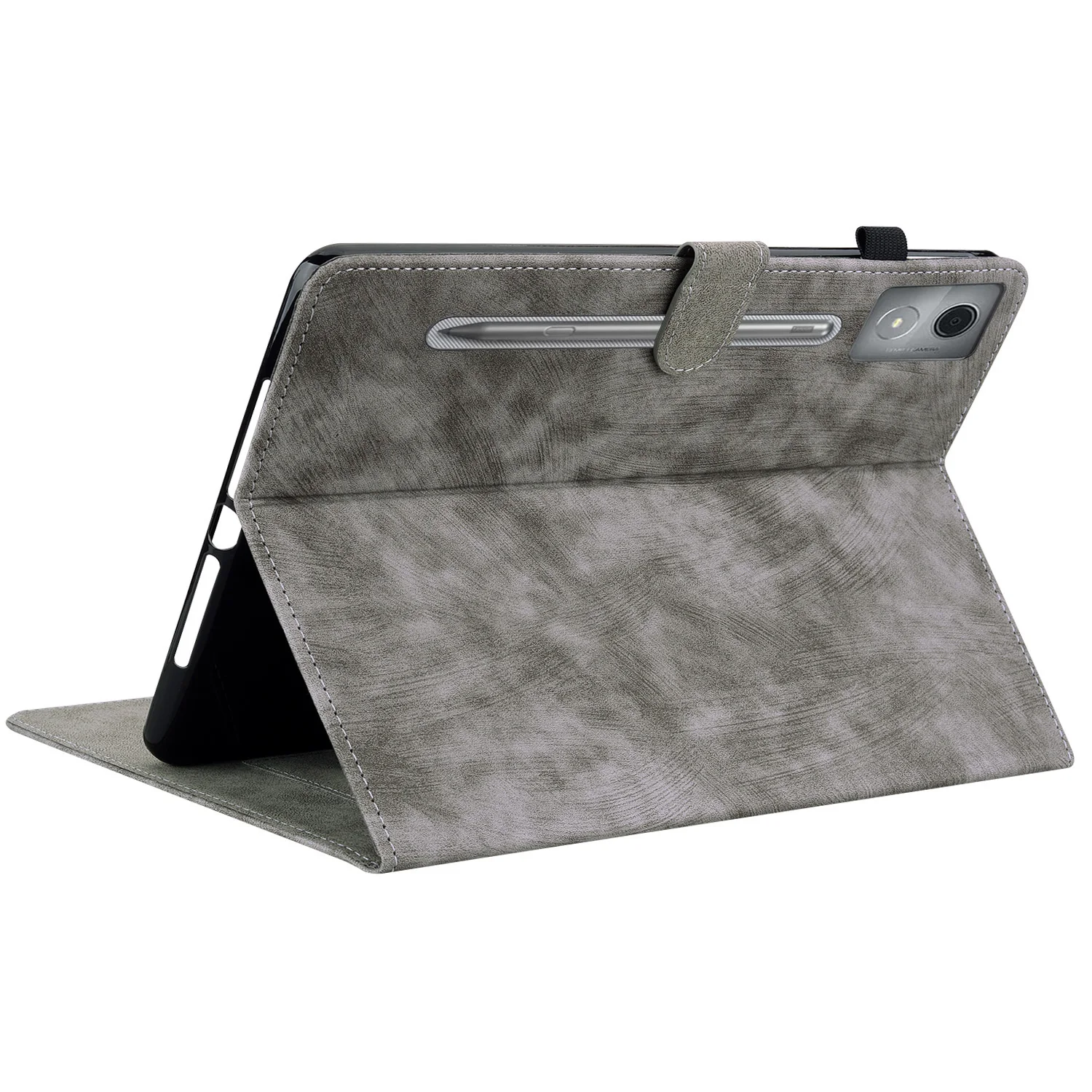 Premium PU Leather Stand Cover with Soft TPU Back