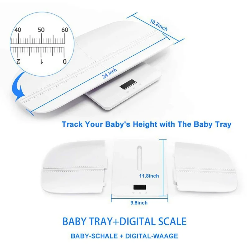 J&R China Newborn Precision Weight Scale Hold Function Floor Mother Baby Children's 100KG Body Weighing Digital Bathroom Scale