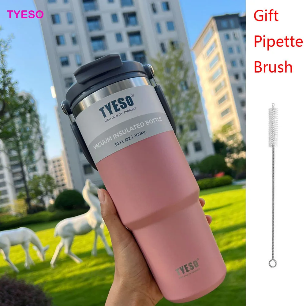 Tyeso Stainless Steel Coffee Cup Cold And Hot Double-layer Insulated Cup Tumbler Thermo Water Bottle Car Travel Mug Vacuum Flask 1 Sb5b2df3ef5084619a82531a296100ebc9