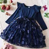 Hello Kitty Autumn Dress for Kid's Casual Clothes 3D Butterfly Cute Long Sleeve Baby Girls Princess Dress Party Dresses 2-6 Yrs 4