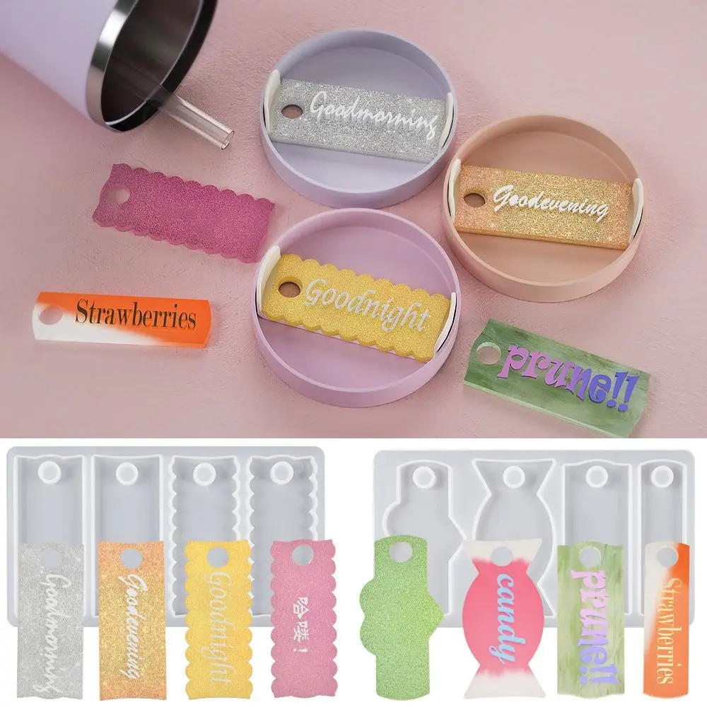 

Именные таблички на заказ, формы для смолы, аксессуары для стаканов, эпоксидная смола, персонализированные Именные Бирки, силиконовые формы