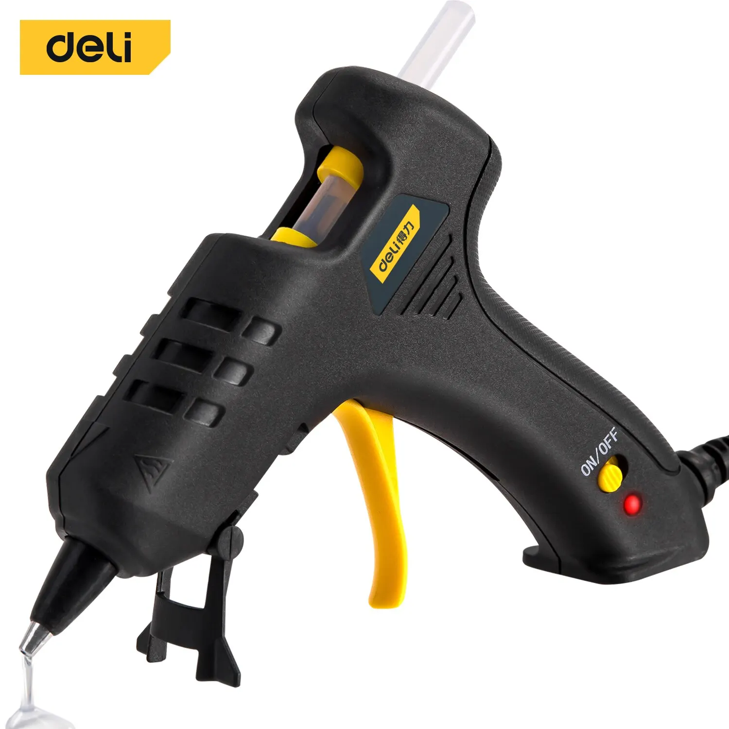 Deli 40W Applicable Glue Stick Size 7mm Hot Melt Glue Gun Industrial Mini Guns Thermo Electric Repair Tool