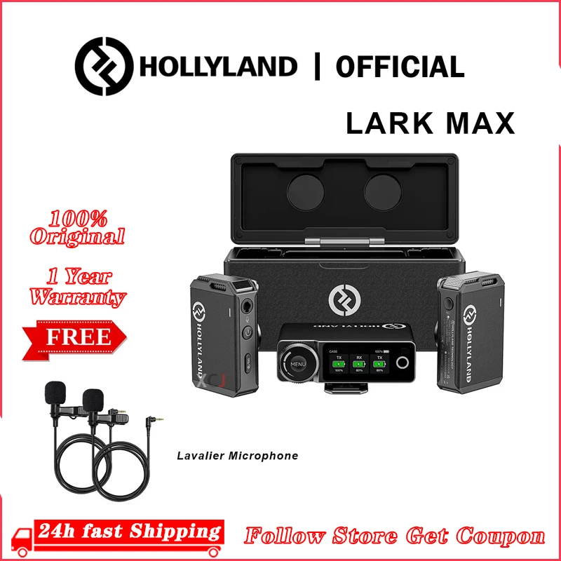 Hollyland Lark Max duo Professional Wireless Lavalier
