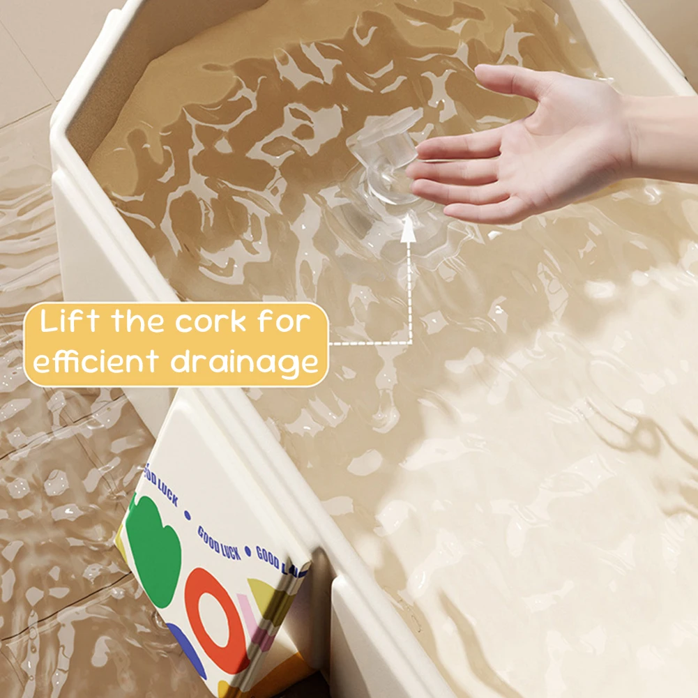 Foldable Baby Bathtub with Animal Design 