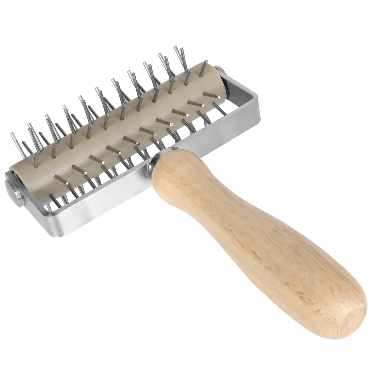 Stainless Steel Pizza Roller Docker Kitchen Baking Tool Pastry Piercer Cooking Gadgets Home Garden Kitchen Dining Bar Food