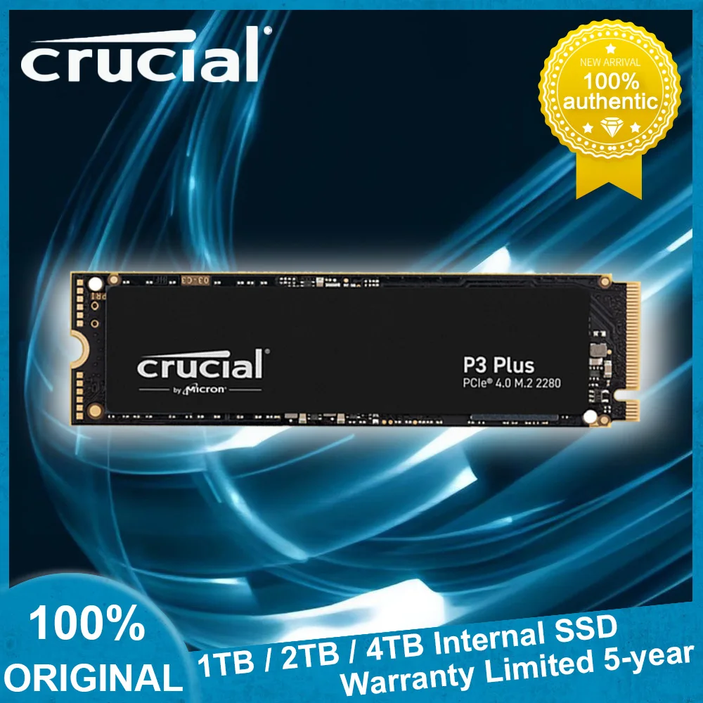Crucial P3 Plus NVMe SSD Internal Solid State Drive PCIe 3D