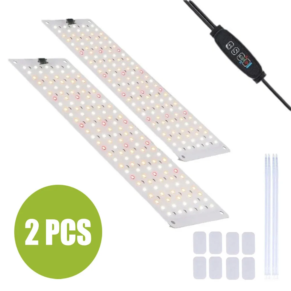 Ultra-Thin Full Spectrum LED Grow Light with Dimmable Timer