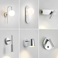 Applique Murale en Argent Galvanisé, Design Moderne, Angle Réglable, Idéal pour une Chambre à Coucher, un Bureau, un Salon ou une Chambre d'Enfant 6