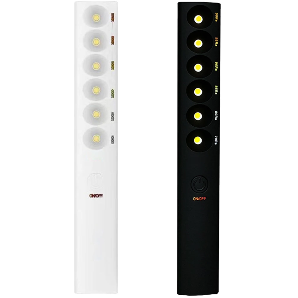 Light Meter CRI Stick Type-C Rechargeable 2700K-6000k 6 Color Temperature Photometer Lighting motion sensor light Tester