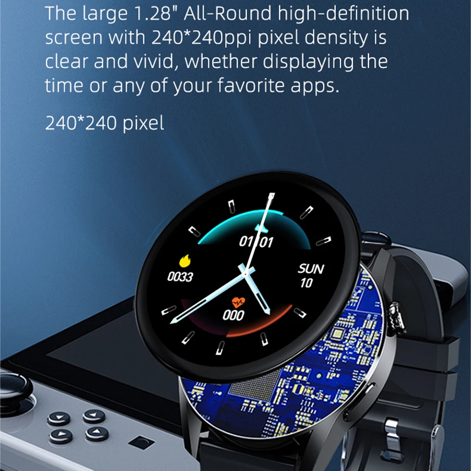 2023 ο Ʈ ġ   240*240 IPS äο ɹڼ  NFC Smartwatch  iOS