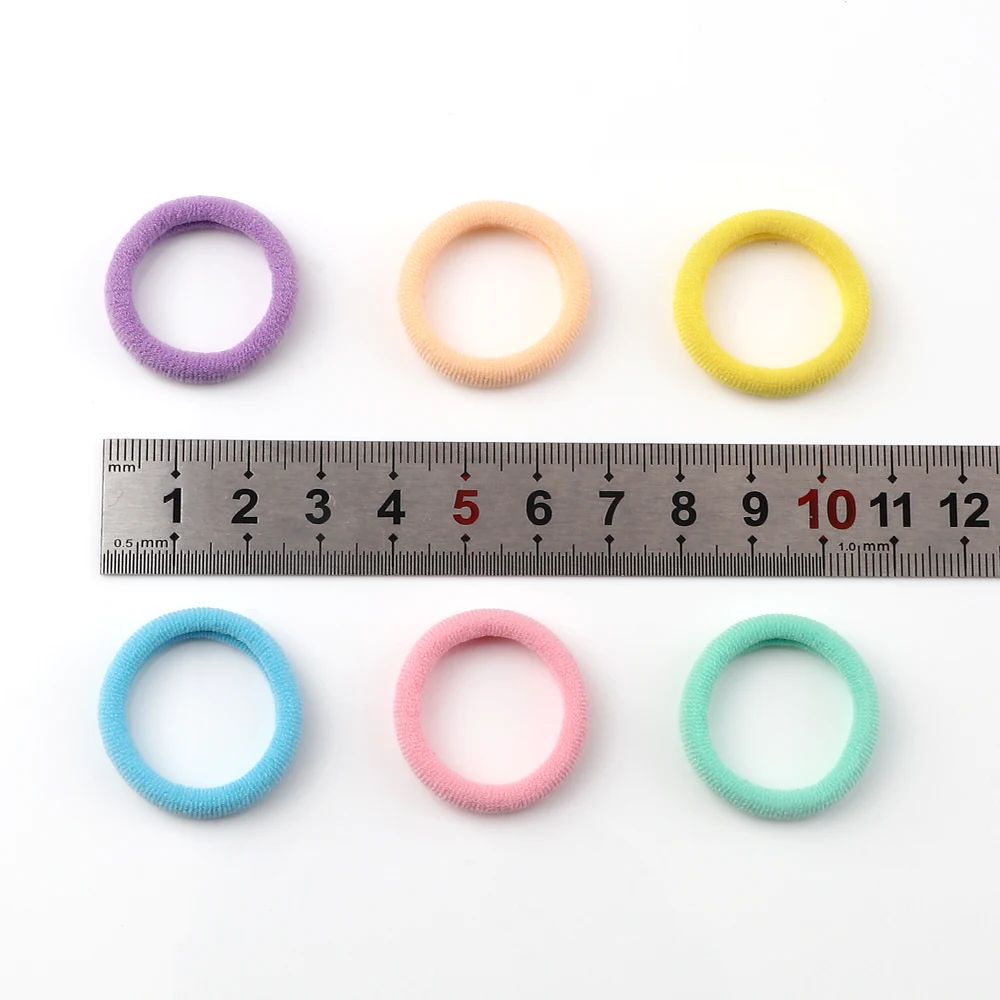 Großhandel 30/50/100 Teile/los Bunte Haarbänder Kinder Nahtlose Haargummis Elastische Gummiband Mädchen Süße Scrunchies Zubehör – Detail 6