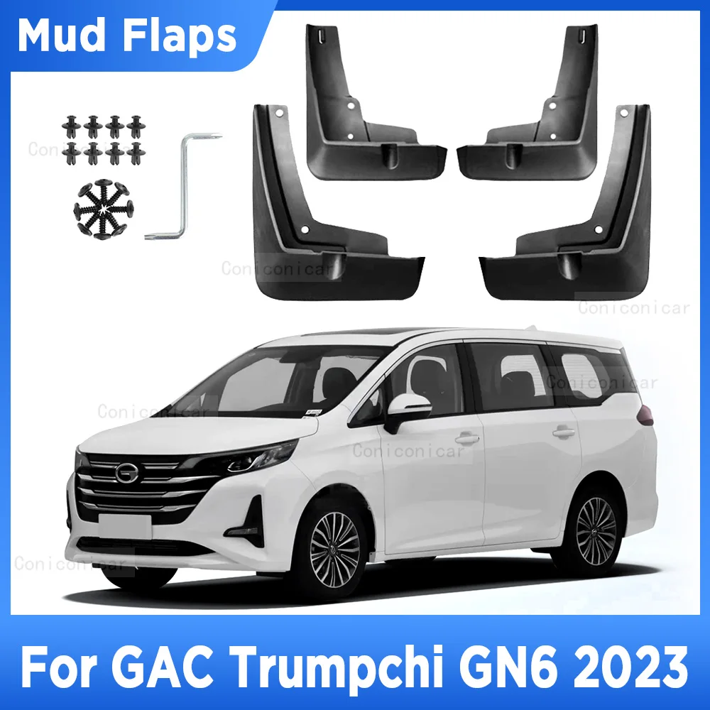 

For GAC Trumpchi GN6 2023 Mud Flaps Splash Guard Mudguards MudFlaps Wheel Front Rear Fender Auto Styling Car Accessories