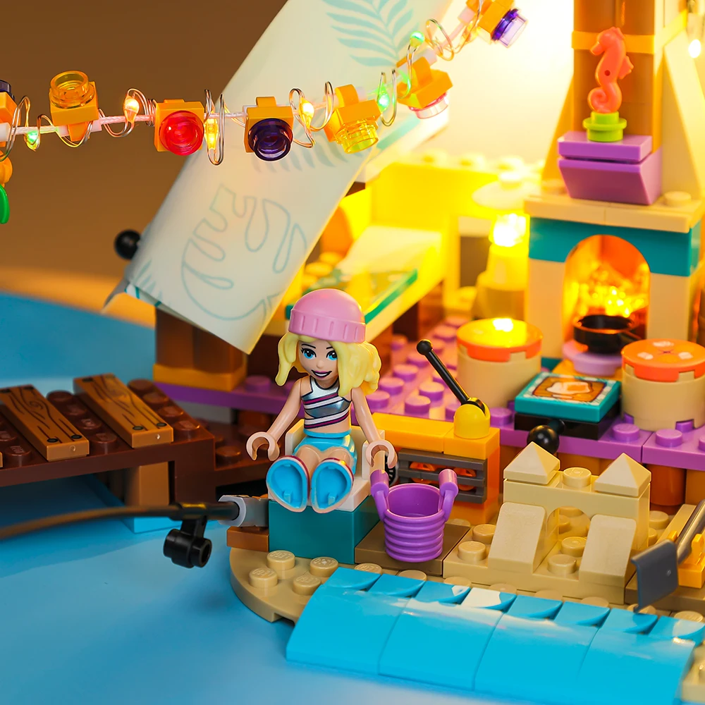 LED Light Kit Building Blocks For LEGO 41700 Friends Beach Glamping (Only  Light Kit Included) - AliExpress