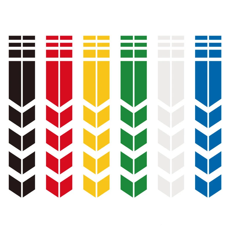 1Pcs Motorcycle Sports Stripe Reflective Stickers Car Fender Modified Waterproof Car Stickers Motorcycle Modified Car Styling