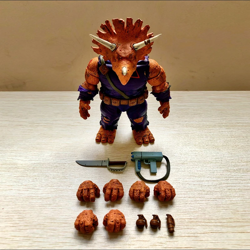 2023 New Neca 54310 Triceraton Zog Model Toy 7 "18Cm Pvc Anime Figures Action Collection Model Toys Gift