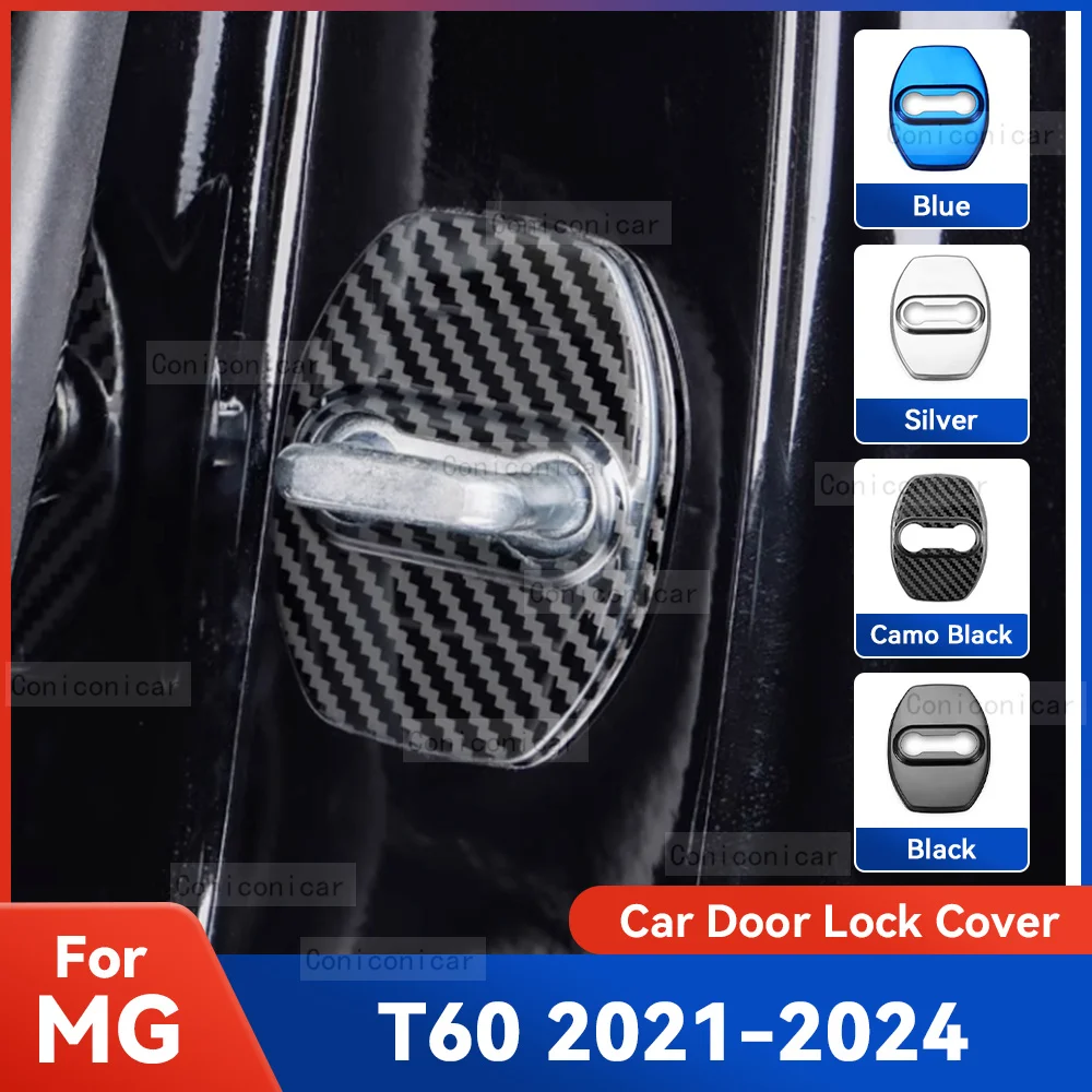 

Auto Car Door Lock Protect Cover Emblems Case Stainless Steel Decoration For MG T60 2021 2022 2023 2024 Protection Accessories