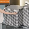 1PCS Clothes Storage Bag Big Mac Storage Box Large Capacity Fabric Home Wardrobe Storage Basket Toy Clothing Folding Bag 2