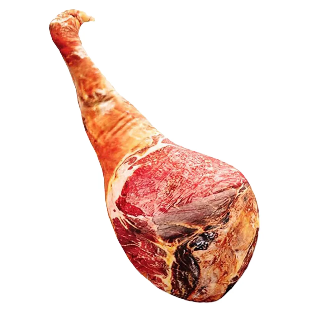 

Ham Pillow Bread Large Bed Gift Decorative Throw Pillows for Couch Plush Toy Simulation Hugging