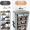 Shoe Rack Organizer Dustproof Shoe Cabinet Multilayer Minimalist Nonwoven Home Furniture Space-saving Cabinets Shoe Shelf 6