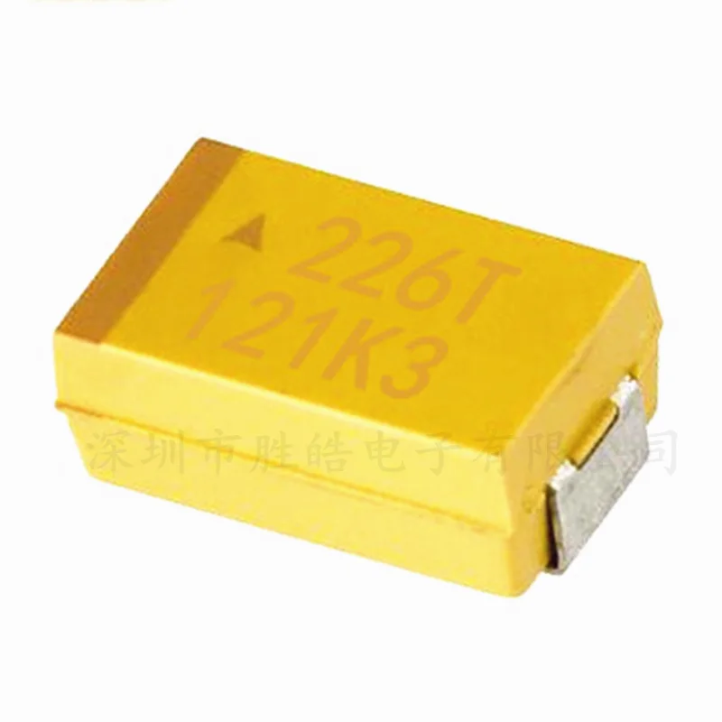 10piece SMD Chip Tantalum Capacitor 22UF 50V D Type 7343 226T Bile Capacitance Yellow Polar Capacitance Good Quality  Patch  New 2 10piece 100% new adg732bsuz adg732 bsuz qfp 48jzchips