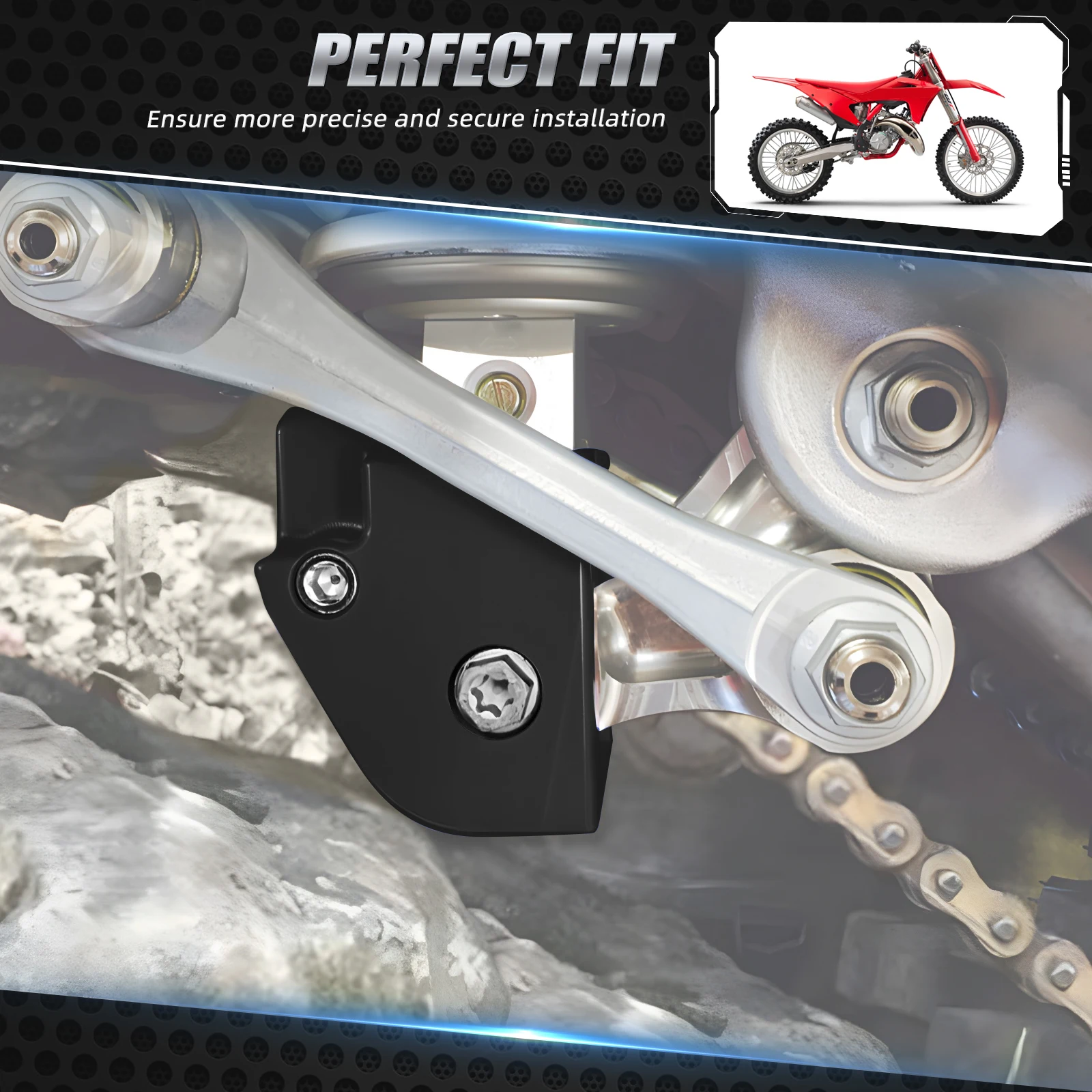 Für KTM SX 125 SXF 250 SXF 450 Für Husqvarna TE 300 FE450 2014-2022 Für GasGas EC300 2021-2022 Hinten Stoßdämpfer Verknüpfung Schutz – Detail 6
