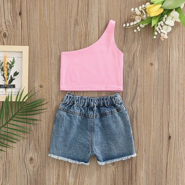 Conjunto de roupas infantil feminina 1-6 anos, xadrez com estampa de meia  manga e jaqueta com botões - AliExpress