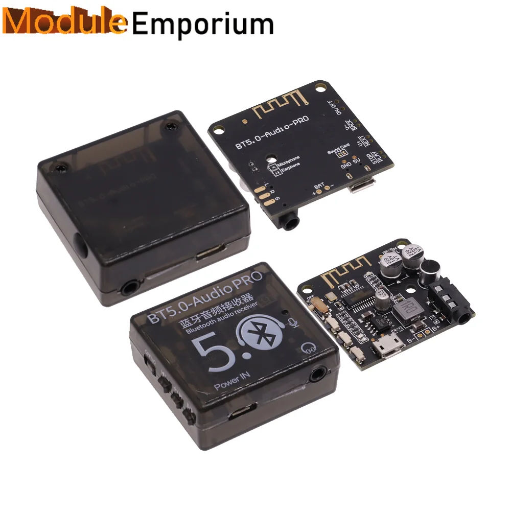 

5.0 MP3 Decoder Board Case BT5.0 Audio Pro Receiver MP3 Lossless Car Player Wireless Stereo Music Amplifier Module