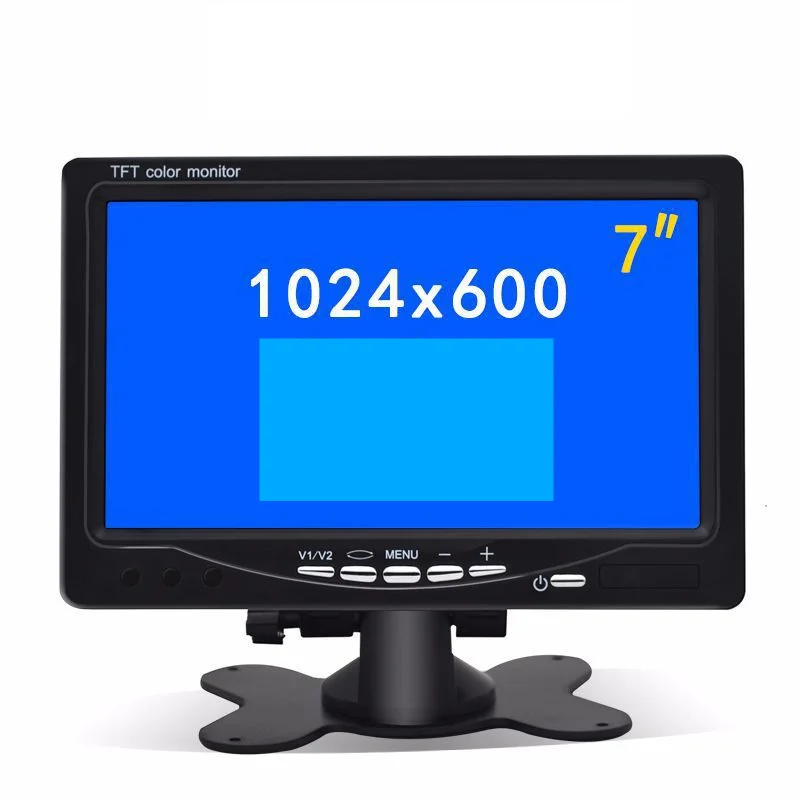 4 / 1024X600 ڵ  7 ġ TFT LCD ÷  DC 12V ڵ Rearview Ȩ   ī޶  