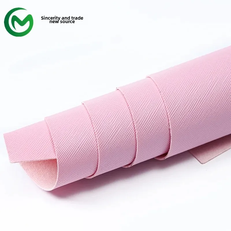 Ecological Macaron Color Leather Eyeglass Case Goods Bottom Cross Patterned Leather Goods Home Trade Macaron Color Series