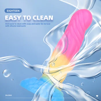 Huge Anal Toy Realistic Animal Penis Colorful Silicone Monster Dragon Dildo Anal Sex Toys for Men Women Couples Dildo for Anal 4