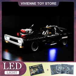 RC LED Light Kit For LEGO 42111 Dom's Dodge Charger Building Blocks Brick Toy（Only LED Light，Without Blocks Model)