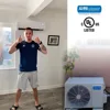 18000 BTU Mini Split Air Conditioner Ductless Inverter System 18.3 SEER2 with Heat Pump 220V 1.5 Ton 6