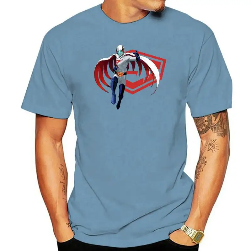 Aka G Force Gatchaman Gatchaman Nero S-Xxxl T-Shirt Da Uomo Taglia