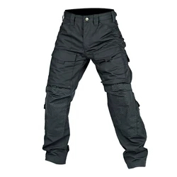 Tactical Pants Men Multi-Pocket Outdoor Cargo Pants Military Combat Trousers Men's Wear-Resistant Hiking Work Trousers Male