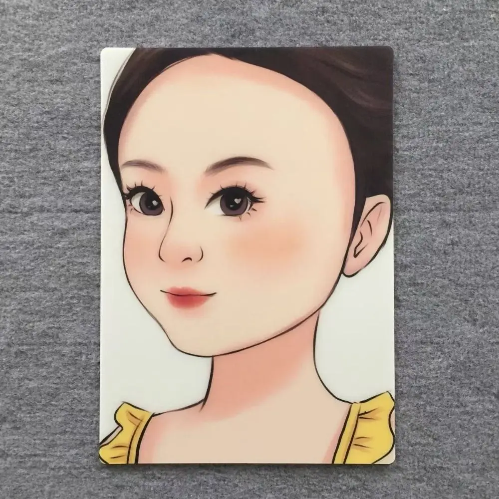 Reusable Makeup Painting Practice Template Creating Attractive Face Painting Stencil Board for Beginners Kids