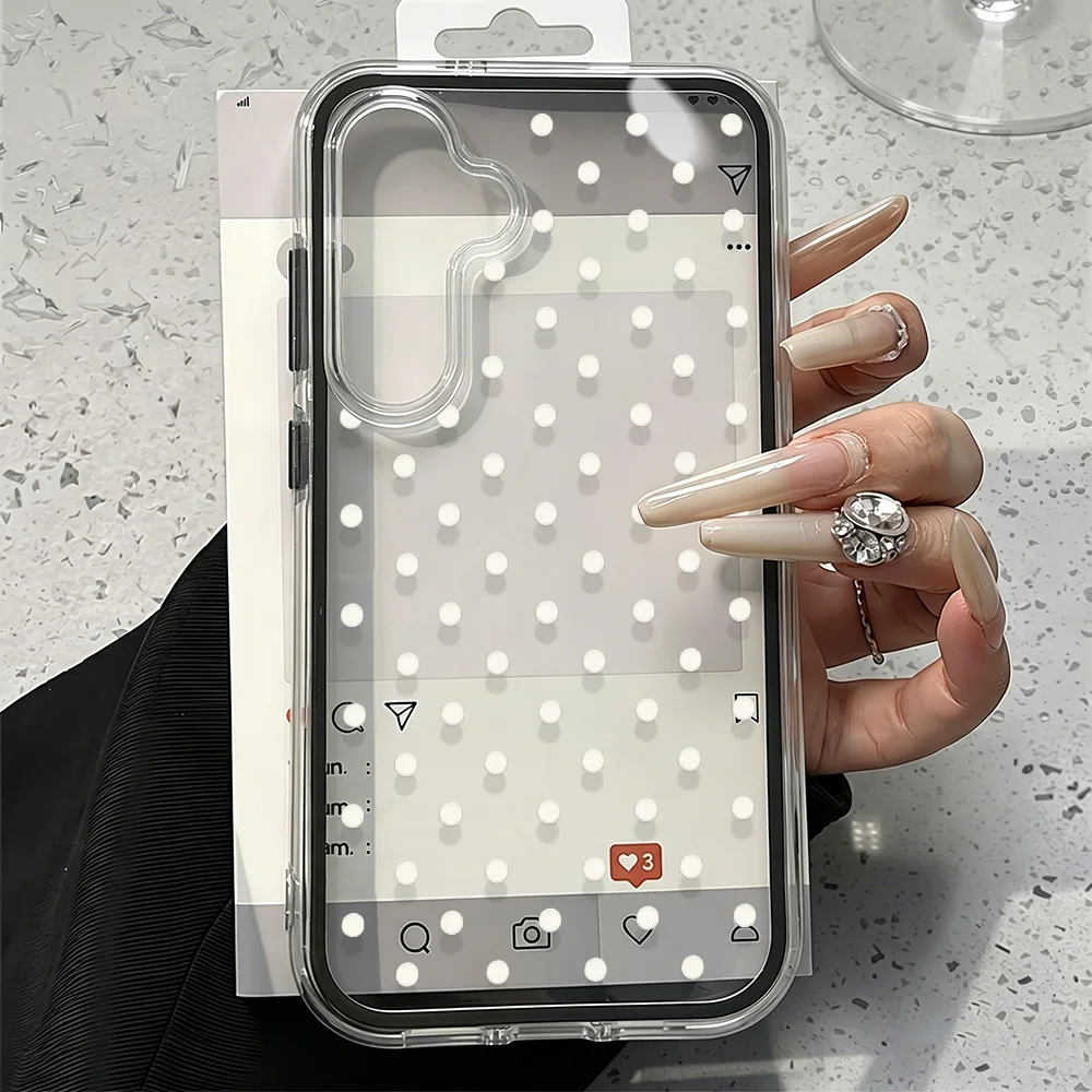 Glossy Cute Polka Dot Phone Case