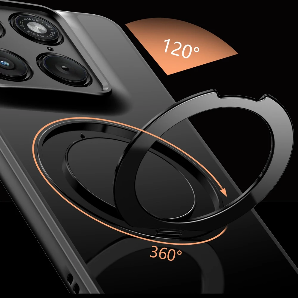 Rotatable Magnetic Ice Mist Case with 360° Protection and MagSafe Compatibility