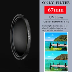 Premium Metal Filter Adapter Phone Lens with Enhanced ND CPL for Smartphone Photography (Only UV filter)