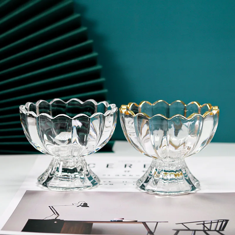 

Glass Dessert Cup, Influencer-style, Ice Cream Cup, Sorbet Cup, Milkshake Cup, Kitchen Dessert Shop Utensils, Wholesale
