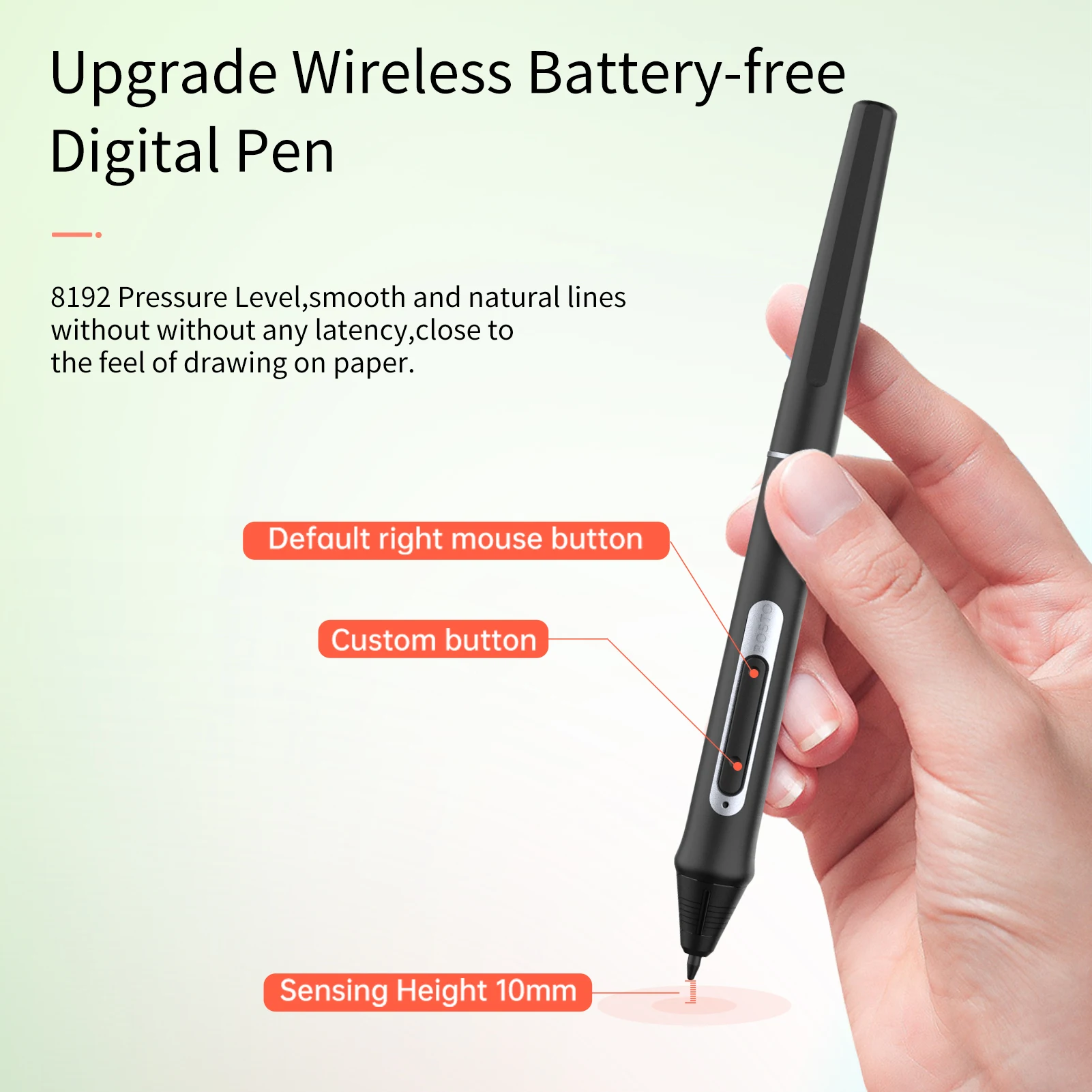 BOSTO 11.6" Graphics Drawing Tablet BT-12HD/BT-12HDT/12HD-A Digital Drawing Tablet HIPS LCD 1366*768 Display 8192 Pressure Level - Image 4