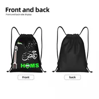 Custom Homs City Free Syria Flag Drawstring Bags Women Men Lightweight Sports Gym Storage Backpack 2