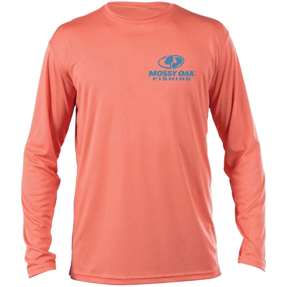 MOSSY OAK Summer Fishing T-shirts Clothes Men's Long Sleeve Sun